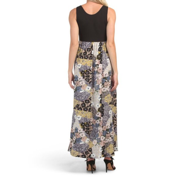 NWT NICOLE MILLER NY Floral Tank Maxi Dress - Picture 2 of 5